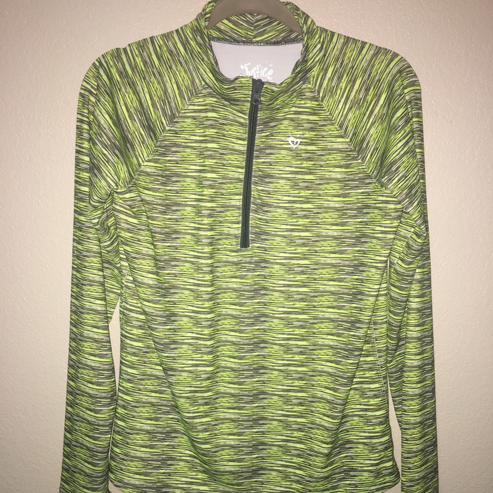 Girl’s Justice Yellow/Black Size 18 Pullover